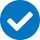 Verified symbol on dark background