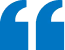 Blue quotation marks on black background