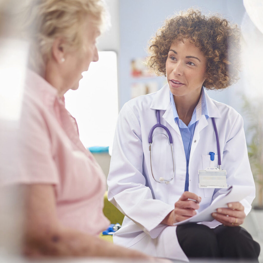 Medical advice session in a clinic